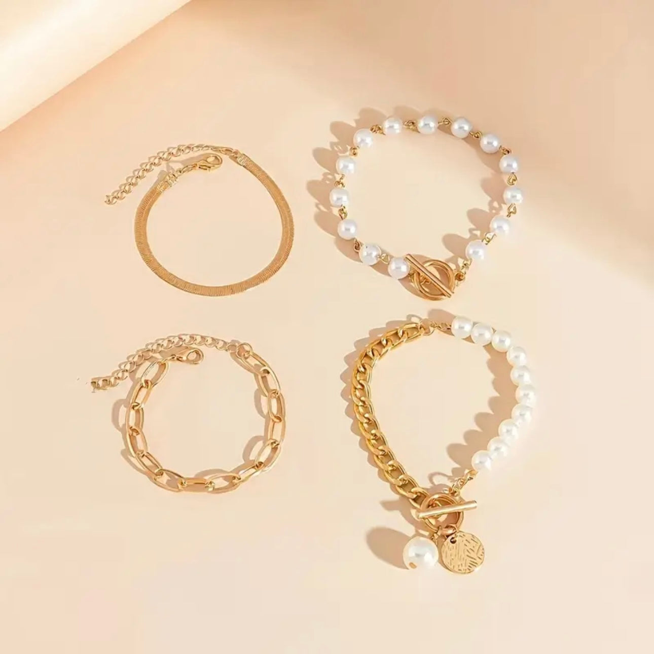 Gilded Bracelet Set