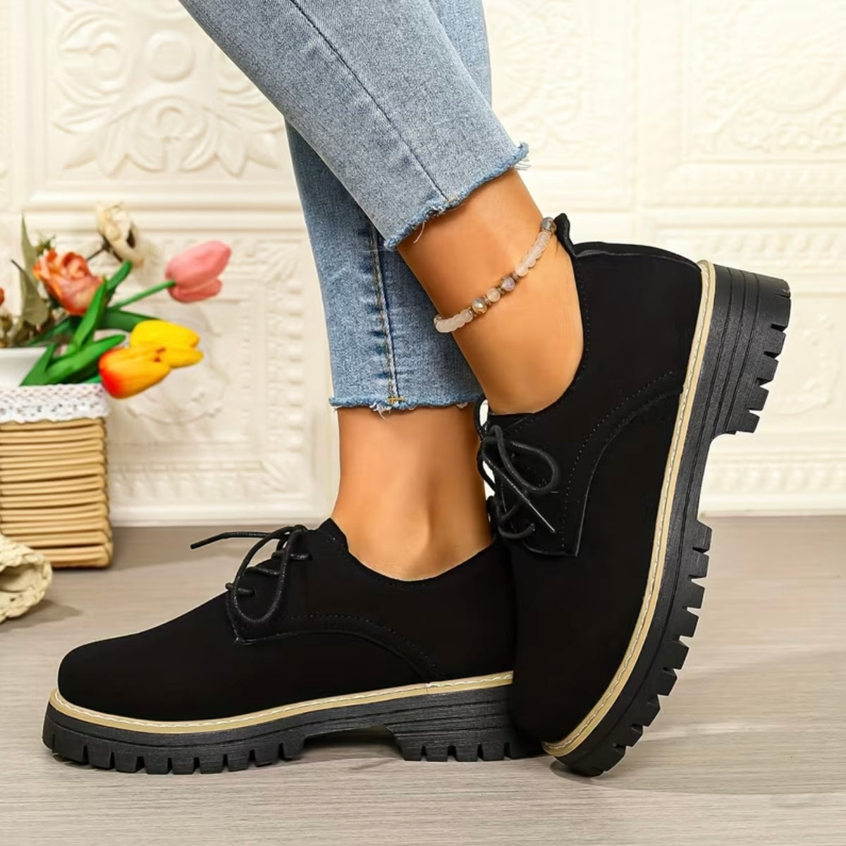 The Harper Chunky Oxford Shoes
