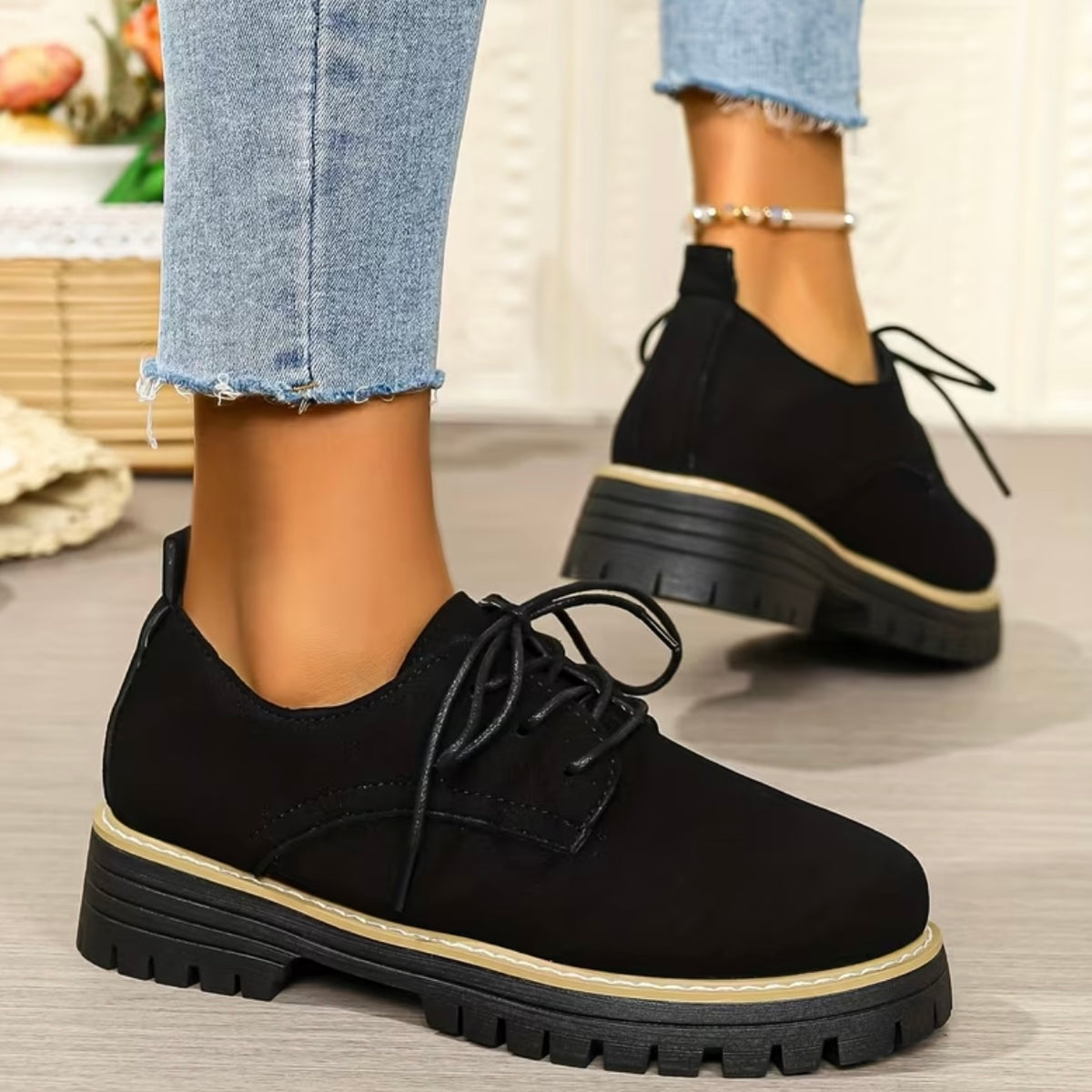 The Harper Chunky Oxford Shoes