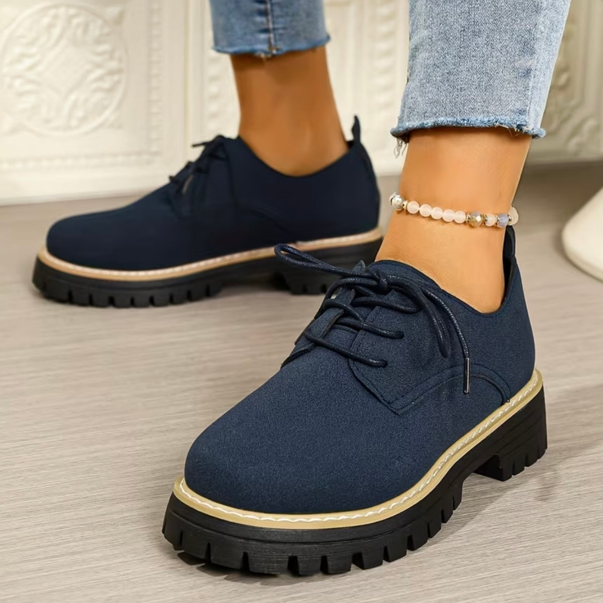 The Harper Chunky Oxford Shoes
