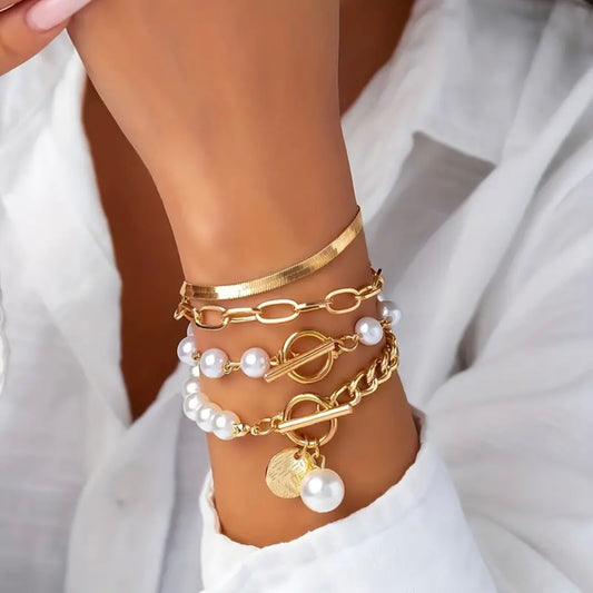 Gilded Bracelet Set