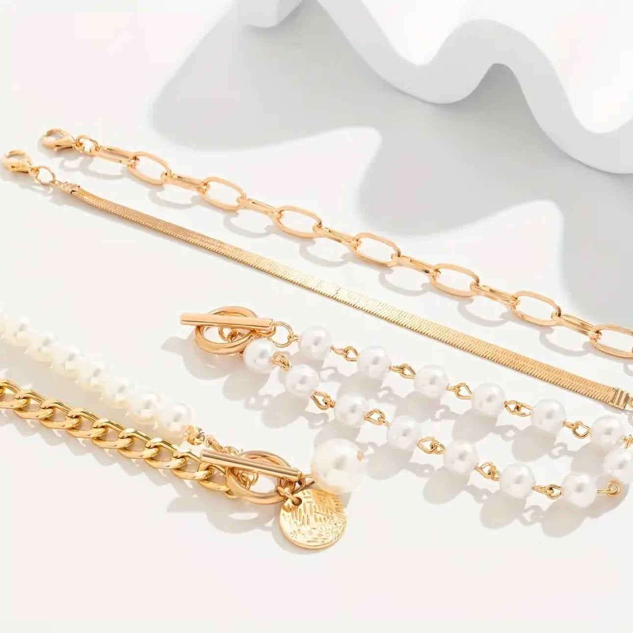 Gilded Bracelet Set